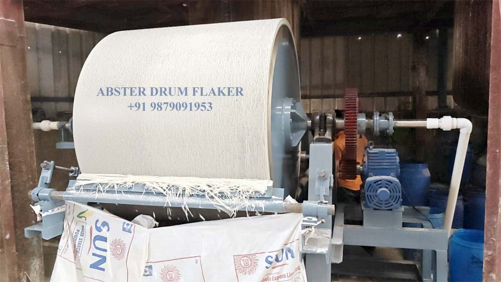 Stearic Acid Drum Flaker Rotary Drum Flaker Machine